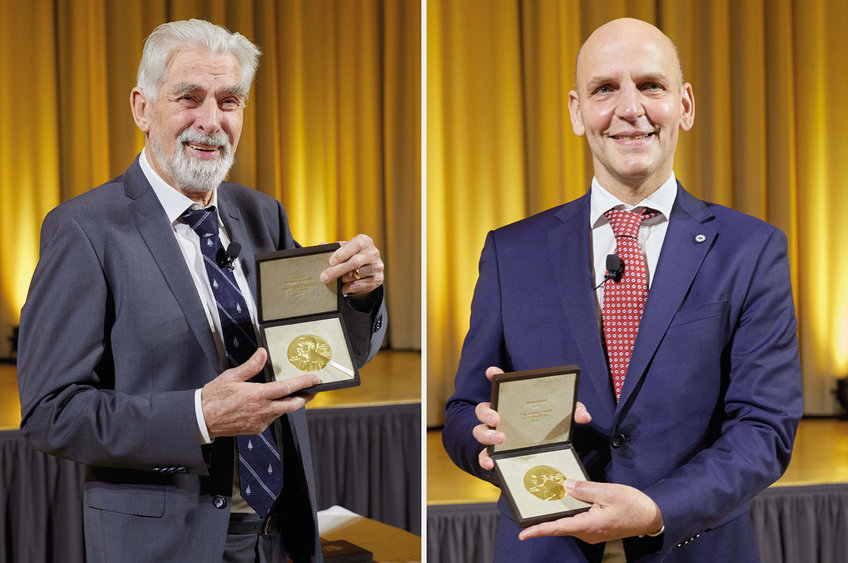 Nobel Laureates Receiving Awards